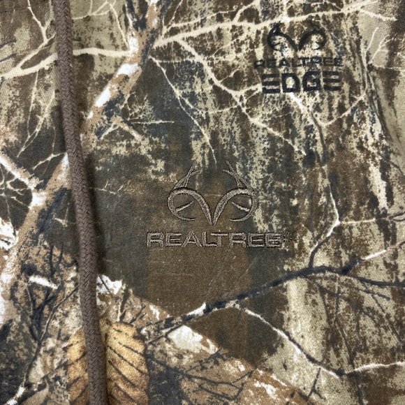 Real Tree Bomber Hoodie Jacket XL Size - Picture 2 of 3